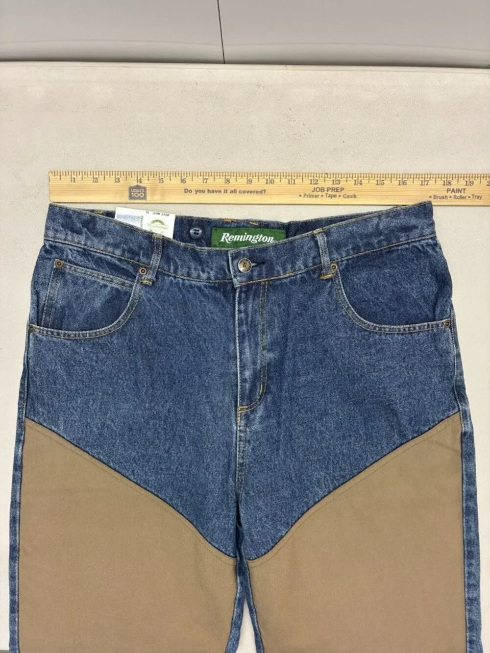 Remington‎ Blue Jeans Rugged Brush Duck Canvas 2 Layer Hunting Pant Men's 34X32